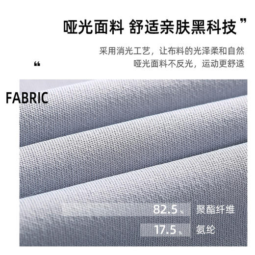 【新款速干V字圆领短袖】裸感健身褶皱T恤 百搭运动上衣 跑步瑜伽短袖  黑科技哑光面料舒适亲肤 独特设计修身塑性尽显曲线 日常可穿搭 商品图2