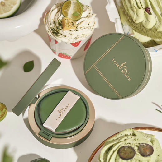 粉质超超超超超级细腻！！贴服的妈生好皮！唐魅可抹茶气垫 商品图0