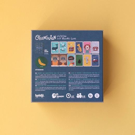 londji 爱模仿的大明猩 桌游 专注记忆 适合年龄5岁+ 西班牙玩具 FG025U 商品图4
