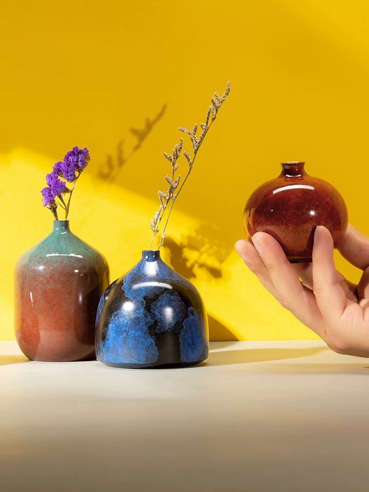 朱炳仁铜 新款插花花瓶星云吉彩系列花瓶家居装饰摆件创意花器