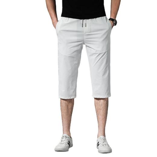 2023夏季男士薄款速干冰丝裤直筒休闲裤男款七分裤子 商品图4