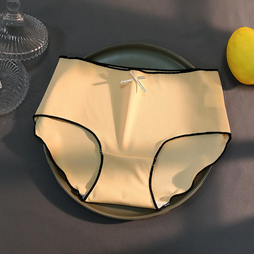 【29.9元/3条】冰丝内裤，女士无痕，柔软顺滑，舒爽透气，中腰薄款，少女纯棉裆透气内裤，提臀大码三角短裤 商品图8