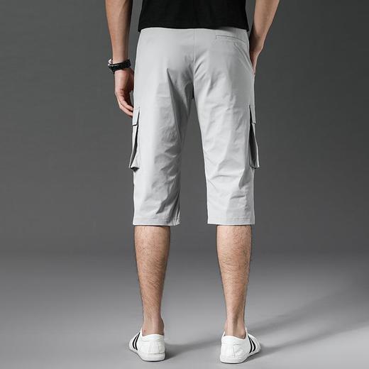 夏季薄款速干冰丝裤宽松男式卫裤 2023休闲裤男款七分裤子 商品图3