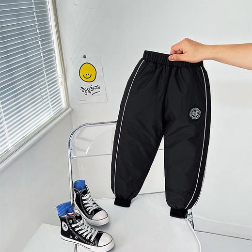 【反季清仓！儿童羽绒裤】反季儿童羽绒裤，防寒羽绒裤，反光条设计，内里填充优质羽绒，厚实蓬松，保暖轻盈，男童女童中大童，外穿加厚保暖宽松宝宝小童裤子，冬天的保暖小能手！sh 商品图1