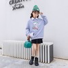 女童卫衣春秋新款2023中大儿童女圆领休闲宽松小熊印花上衣 商品缩略图3