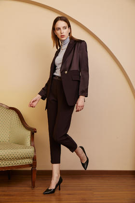 SAFICOO【漫长告白】系列 时尚率性 挺括有型微哈伦裤型九分裤