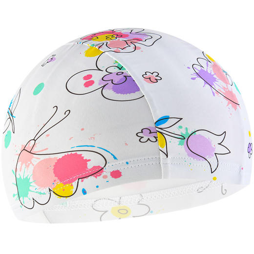 sisia新款儿童泳帽卡通柔软布料不勒头防水男女童通用泳帽 商品图4