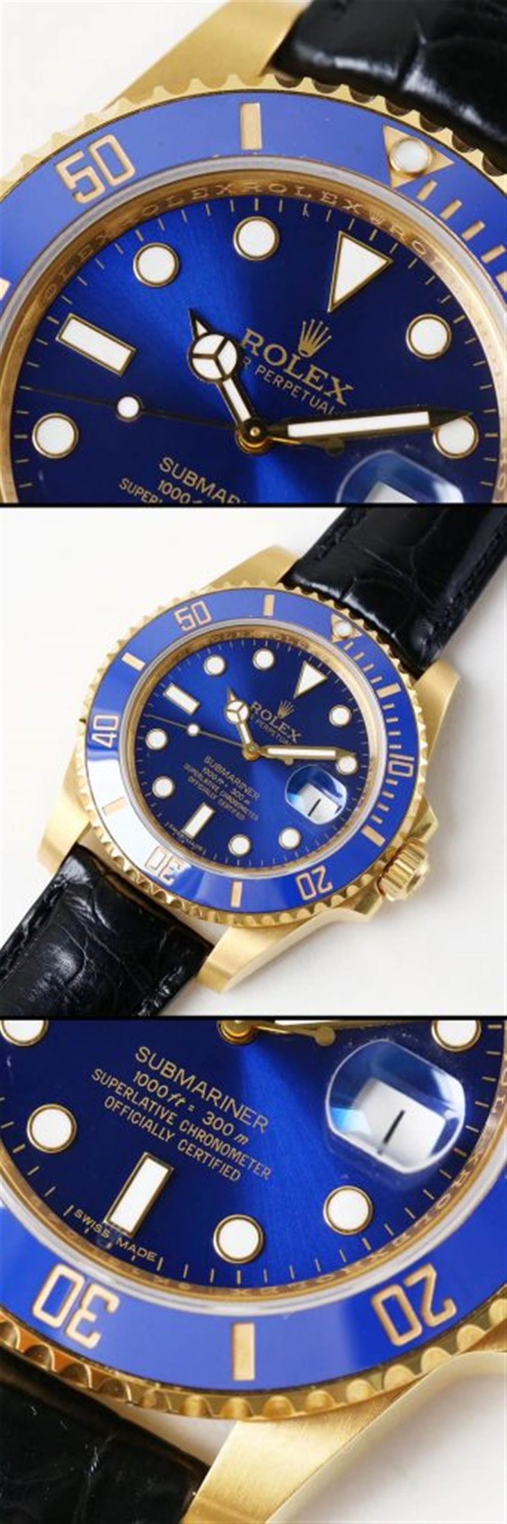 OR厂劳力士潜航者型系列m116618lb全金水鬼腕表首发详解