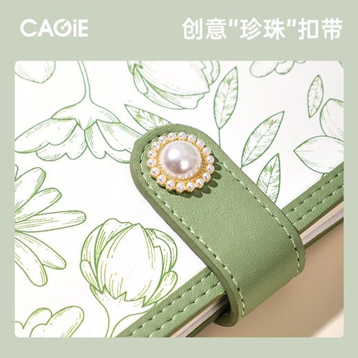 卡杰花间滚边珠搭扣本A6   CA6J4837 商品图1