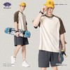 RS男装|2023春夏牛角袖插肩270g撞色短袖山系风欧美潮牌宽松T恤男 商品缩略图3