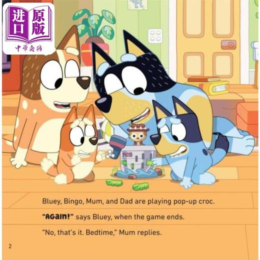 【中商原版】小蓝狗布鲁伊：晚安布鲁伊 Bluey: Good Night, Fruit Bat 英文原版 儿童绘本 卡通动画故事图画书 精品绘本 商品图2