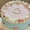 复古粉蓝裱花蛋糕 商品缩略图1