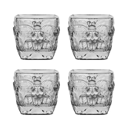 稀奇艺术天使浮雕威士忌冷水洋酒玻璃杯子结婚生日礼品盒装 商品图1