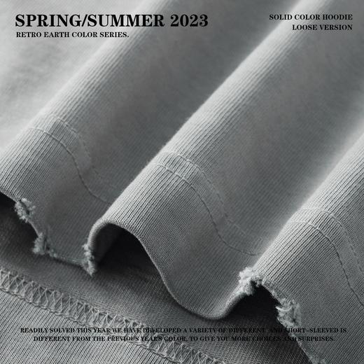 RS男装|320克重磅美式高街复古洗水做旧短袖T恤男女宽松街头半袖t 商品图3