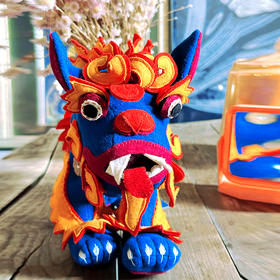 深山集市·卓凡林手工潮玩艺术品一经典雪狮布偶