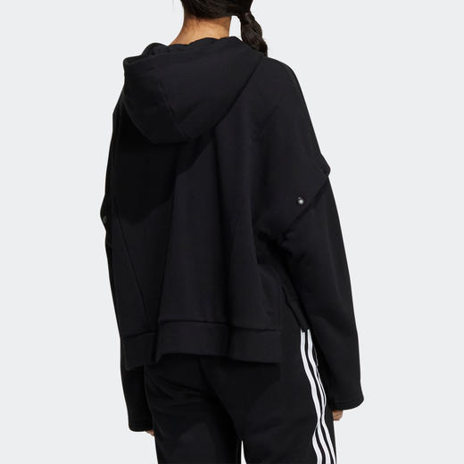 （YY）adidas/阿迪达斯  adidas三叶草女子时尚可拆卸连帽卫衣 HC6606 商品图1