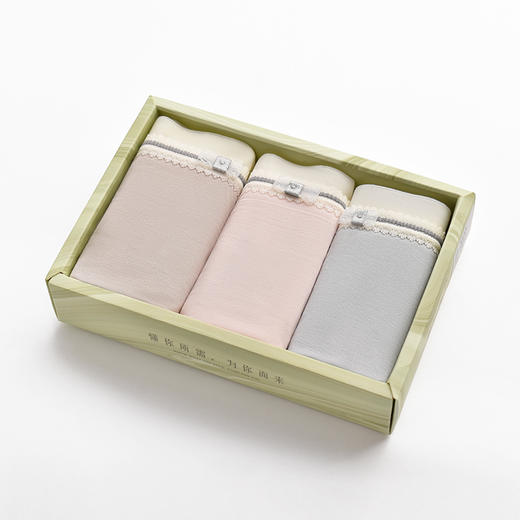 新款薄氧裤天丝莫代尔中腰款内裤3条盒装女款无痕舒适夏季超薄透气三角底裤DKM1264 商品图6