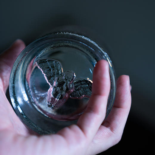 稀奇艺术于昭《融心杯》威士忌冰纹理天使玻璃酒杯子国潮生日礼物 商品图2