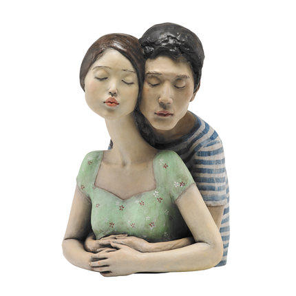 稀奇艺术桌面摆件向京《因为爱情》雕塑客厅创意饰品情人节礼物 商品图6