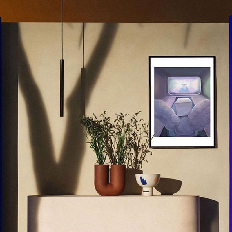 稀奇艺术雕塑形象瞿广慈《天使装饰画》客厅装饰抽象艺术画