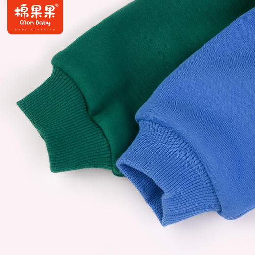 棉果果秋季新品男童圆领加绒套头卫衣M312180423464 商品图2