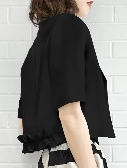 TYNVIE 短袖西装外套 - 黑色 商品图5