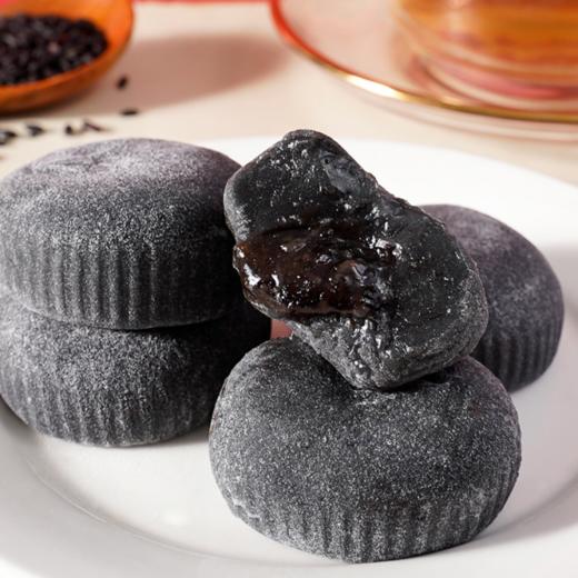 【做一个有“心”的饼！早餐糕点 五黑爆浆紫米饼】清香浓郁，回味无穷，香甜软糯越嚼越香，速速软软，营养美味健康，整箱粗粮饱腹代餐零食黑桑葚健康 商品图3