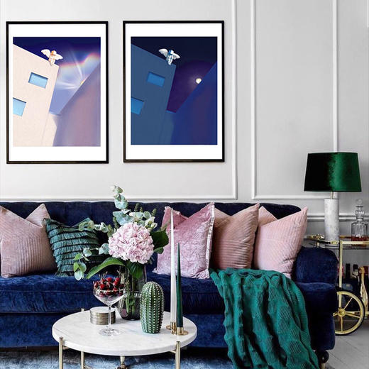 稀奇艺术雕塑形象瞿广慈《天使装饰画》客厅装饰抽象艺术画 商品图4