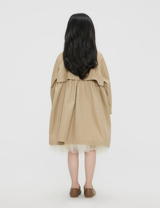 jnby  23年秋款  气质中长款风衣  1N7910390 商品图6