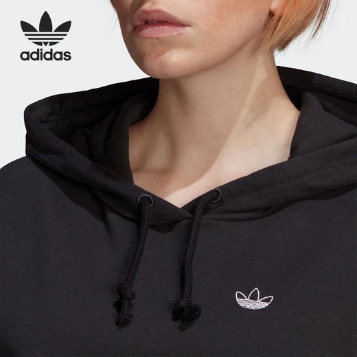 （YY）adidas/阿迪达斯  adidas三叶草新款女子运动连帽卫衣套头衫 GC6792 商品图2