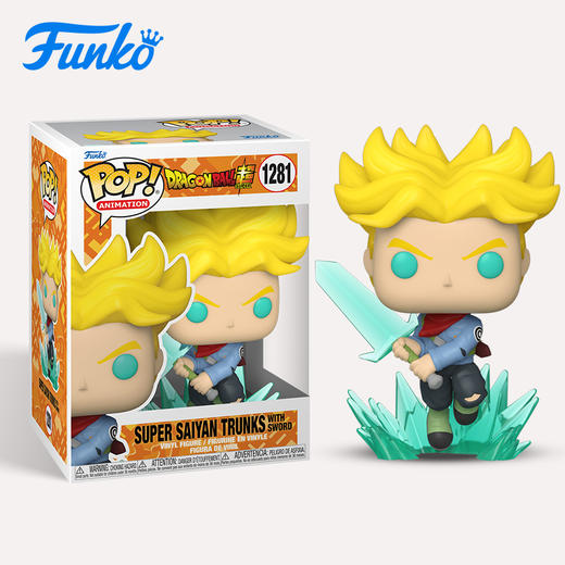 Funko POP! Super saiyan trunks日漫 龙珠超 超级赛亚特兰克斯与剑公仔手办摆件 58019 商品图2