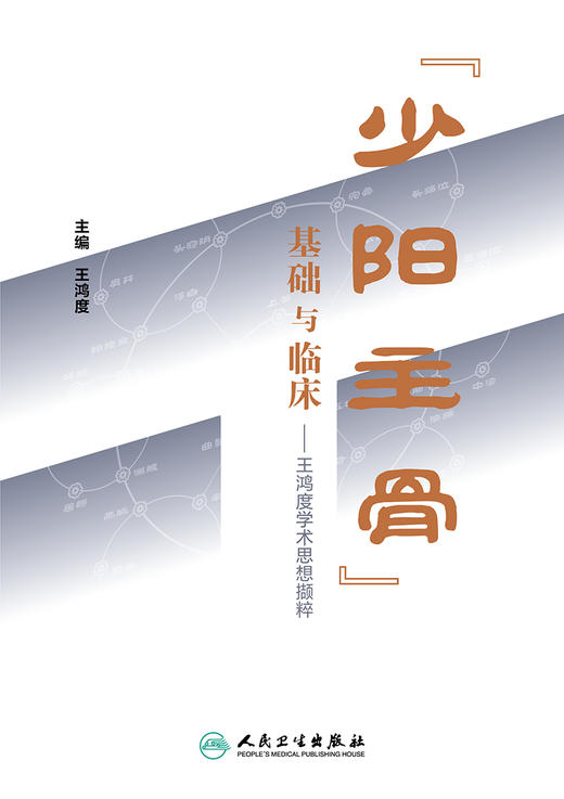“少阳主骨”基础与临床——王鸿度学术思想撷粹 2023年7月参考书 9787117348027 商品图1