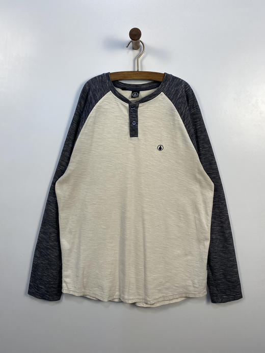 Y2K Vintage Volcom 排扣 长袖T恤 _SLT(XL) 商品图1