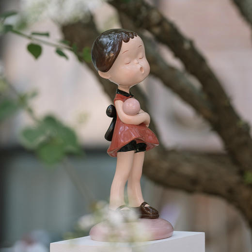 稀奇艺术《别担心》向京创意桌面雕塑可爱卡通摆件乔迁新居礼物 商品图3