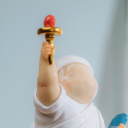 稀奇艺术瞿广慈雕塑作品《自由男神》桌面摆件创意艺术品礼品礼物 商品图3