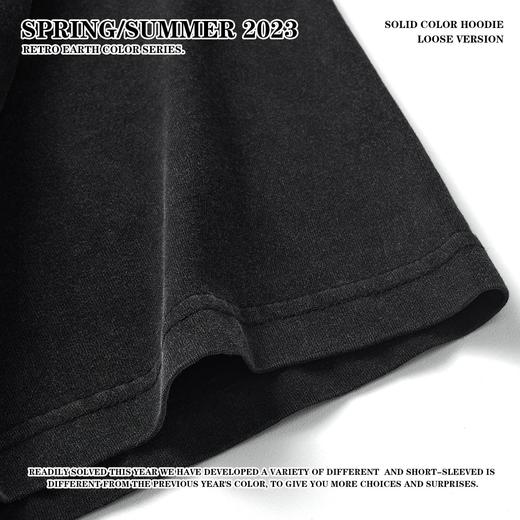 RS男装|270克美式复古水洗做旧天使数码印花宽松男ins潮牌短袖t恤 商品图3