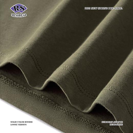 RS男装|2023夏季新款左胸牙膏绒刺绣印花短袖日系休闲潮牌T恤男女 商品图4