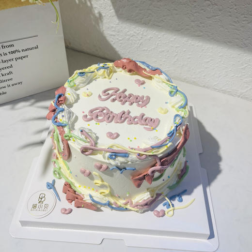 夏日多巴胺—女孩生日蛋糕 商品图0