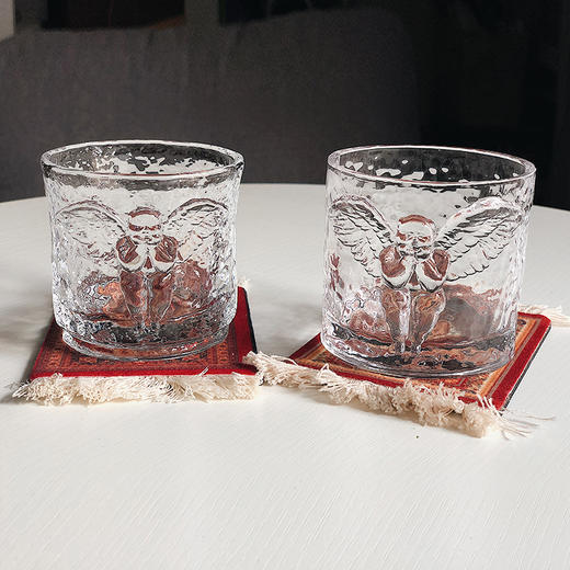 稀奇艺术威士忌玻璃水杯子创意浪漫送男女朋友赠送冰块礼盒装 商品图5