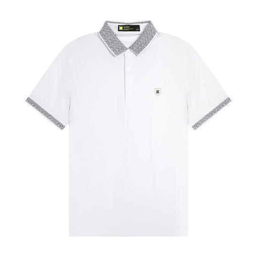 HX 夏季翻领短袖T恤桑蚕丝Y102320319101/02/03POLO杉 商品图3