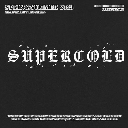 RS男装|2023夏重磅FOG大地色发泡字母印花街头潮牌休闲宽松短袖男 商品图2