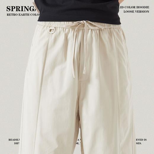 RS男装|山系机能风多口袋工装裤2023夏季新款阔腿宽松束脚休闲裤 商品图4