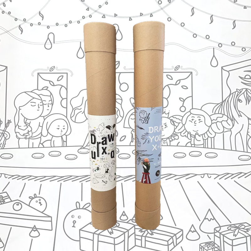 稀奇艺术儿童涂鸦画卷超大图纸素描艺术画纸礼盒创意礼品