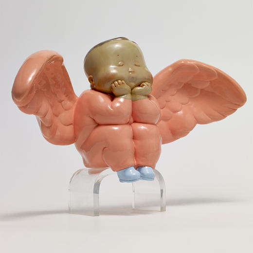 稀奇艺术中号《天使比比》瞿广慈雕塑桌面摆件饰品 商品图1