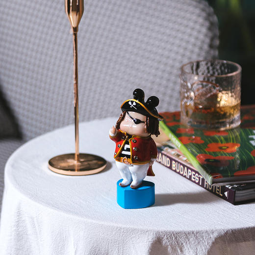 稀奇艺术瞿广慈【海盗】玩偶公仔可爱摆件家居客厅装饰礼物 商品图3