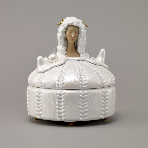 稀奇艺术品瞿广慈《月光宝盒》处女座摆件酒柜装饰品新婚礼物 商品图0