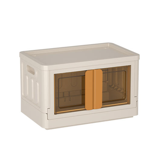 【家中的“百宝箱 顶部也能置物】前置双开门轻奢折叠收纳箱 200斤货架承重级 折叠设计 可视化面板 滚轮设计 满足不同收纳需求 商品图4