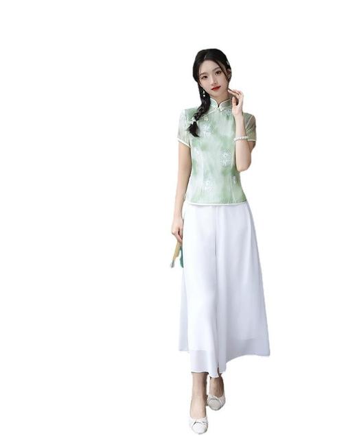 日常修身，出游改良轻薄小上衣夏两件套XL-23215 商品图4