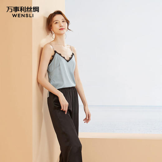 万事利“凝芷”真丝吊带上衣 商品图2