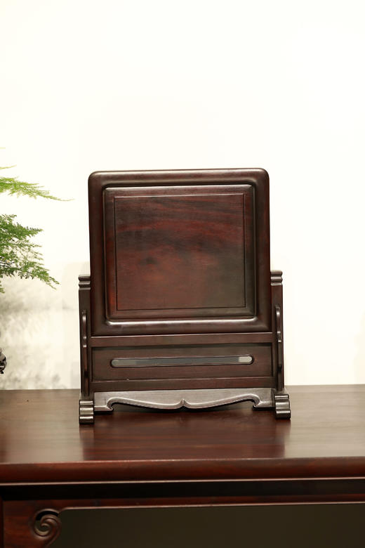 《行旅图》明式简座小插屏 商品图2